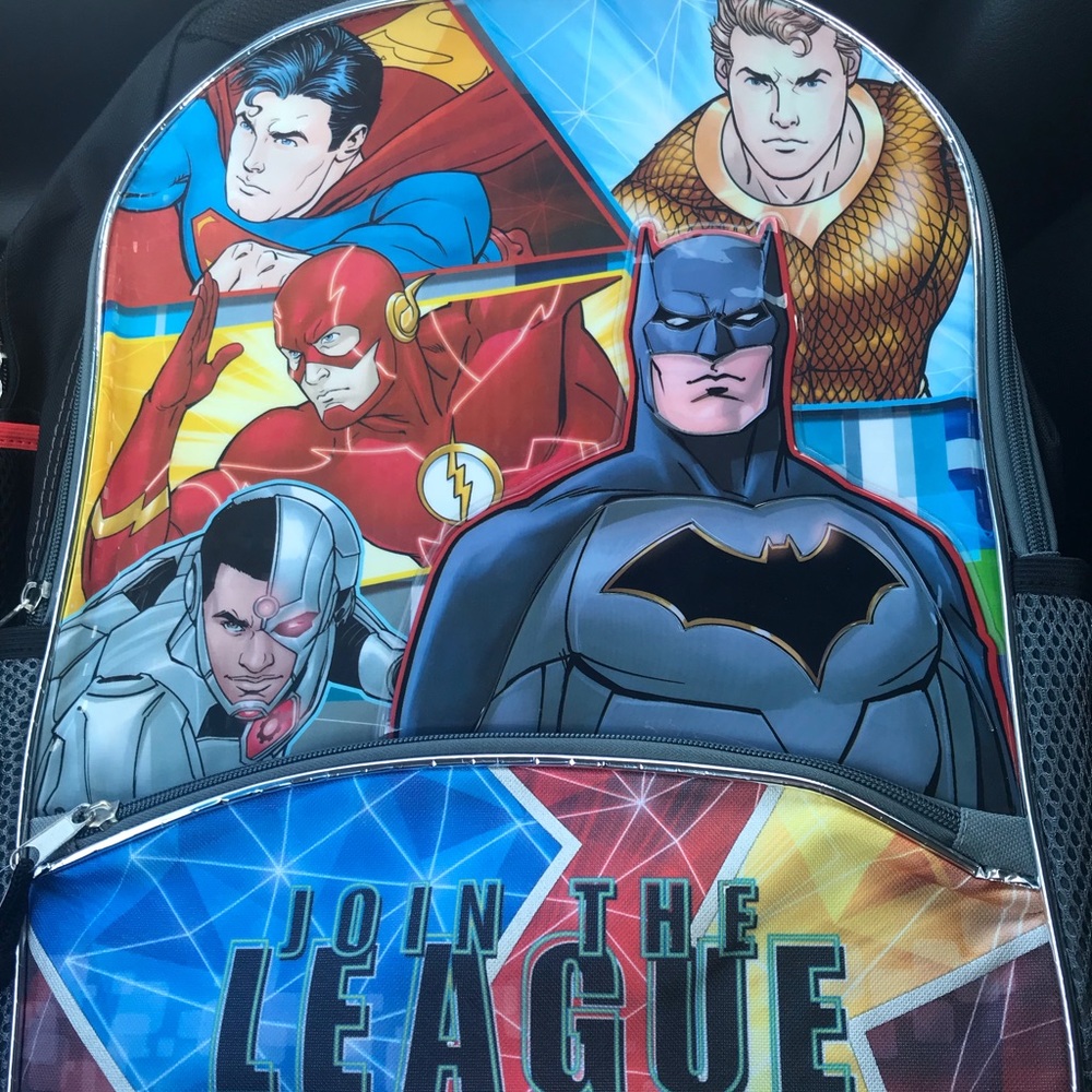 Justice League Backpack NWT